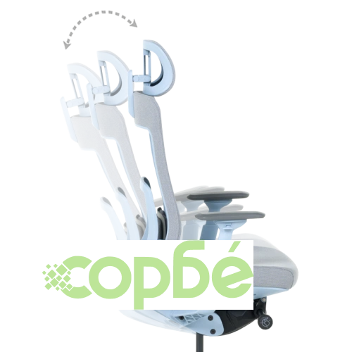 ERMELO - Ергономичен офис стол в син цвят ➤ топ цена ➤ sorbe.bg