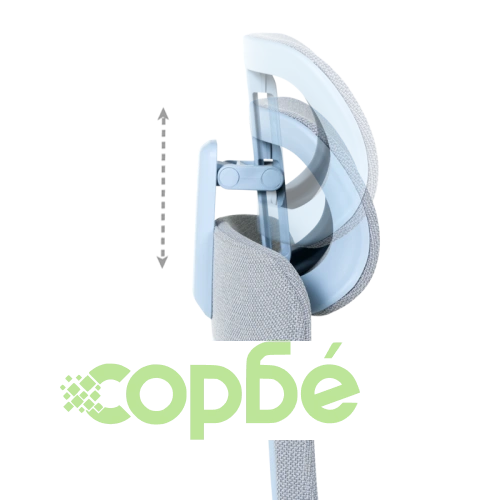 ERMELO - Ергономичен офис стол в син цвят ➤ топ цена ➤ sorbe.bg