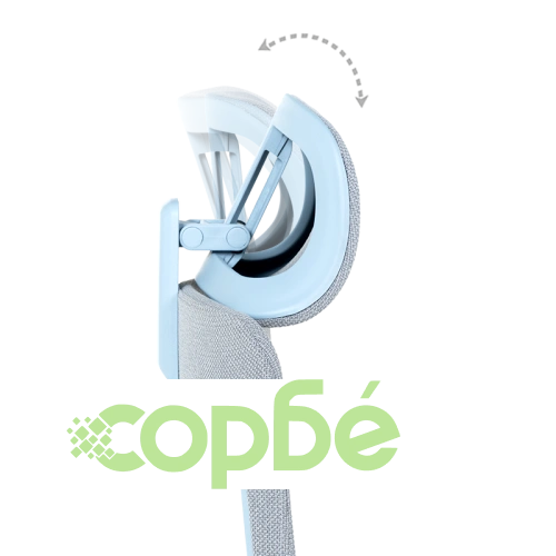 ERMELO - Ергономичен офис стол в син цвят ➤ топ цена ➤ sorbe.bg