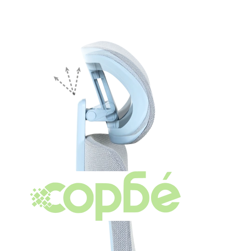 ERMELO - Ергономичен офис стол в син цвят ➤ топ цена ➤ sorbe.bg