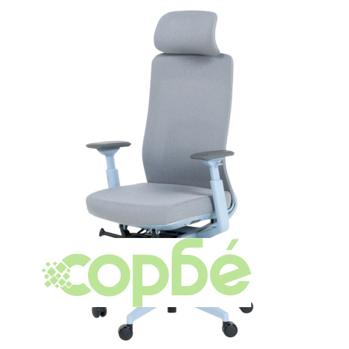 ERMELO - Ергономичен офис стол в син цвят ➤ топ цена ➤ sorbe.bg