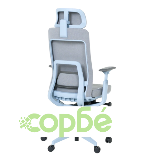 ERMELO - Ергономичен офис стол в син цвят ➤ топ цена ➤ sorbe.bg