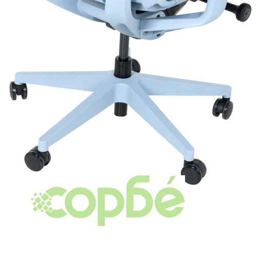 ERMELO - Ергономичен офис стол в син цвят ➤ топ цена ➤ sorbe.bg