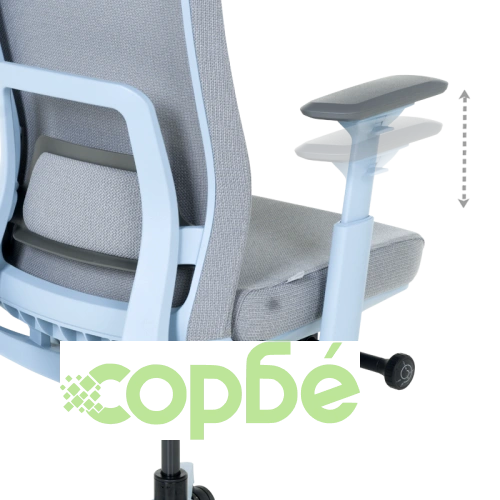 ERMELO - Ергономичен офис стол в син цвят ➤ топ цена ➤ sorbe.bg