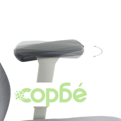 Ергономичен офис стол SARON - цвят сив ➤ топ цена ➤ sorbe.bg