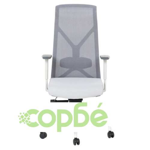 Ергономичен офис стол SARON - цвят сив ➤ топ цена ➤ sorbe.bg