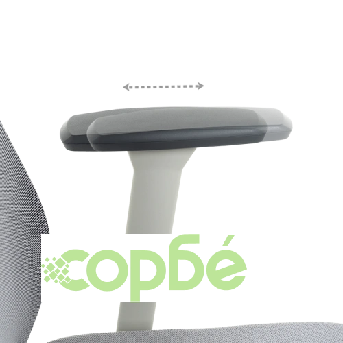 Ергономичен офис стол SARON - цвят сив ➤ топ цена ➤ sorbe.bg