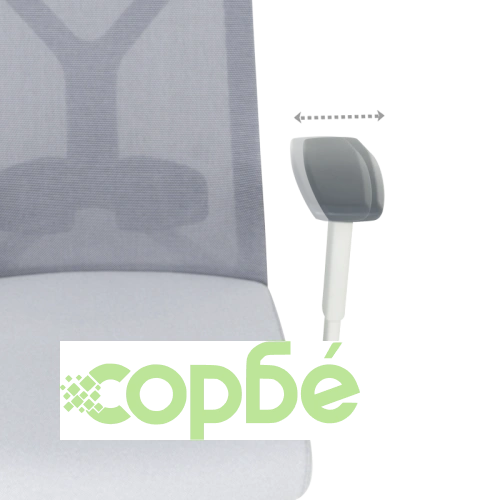 Ергономичен офис стол SARON - цвят сив ➤ топ цена ➤ sorbe.bg