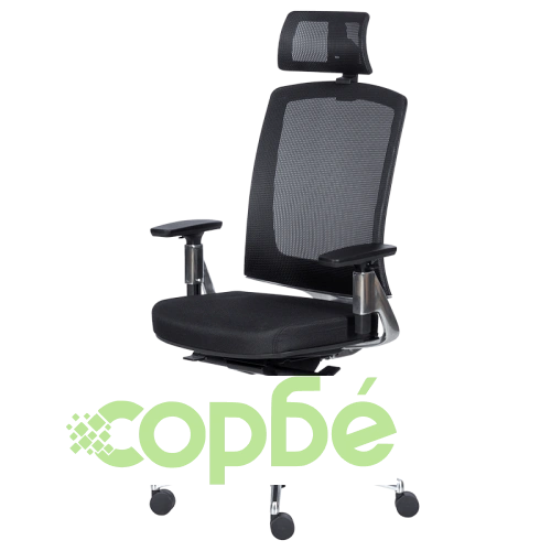 Ергономичен офис стол ALBI в черно ➤ топ цена ➤ sorbe.bg