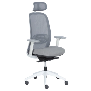 Ергономичен офис стол PANTIN в сив цвят