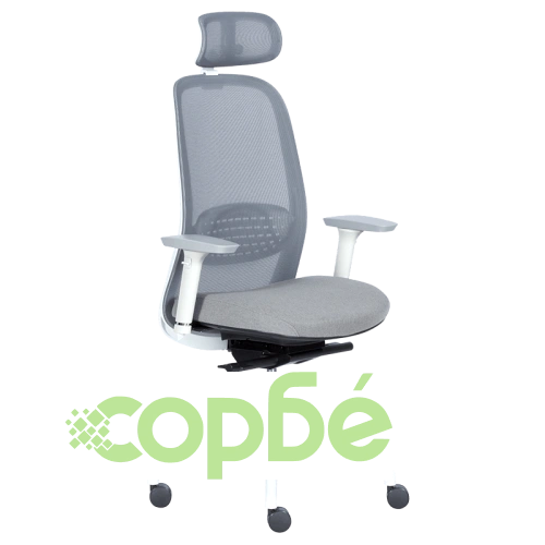 Ергономичен офис стол PANTIN в сив цвят ➤ топ цена ➤ sorbe.bg