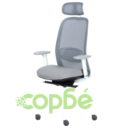 Ергономичен офис стол PANTIN в сив цвят ➤ топ цена ➤ sorbe.bg