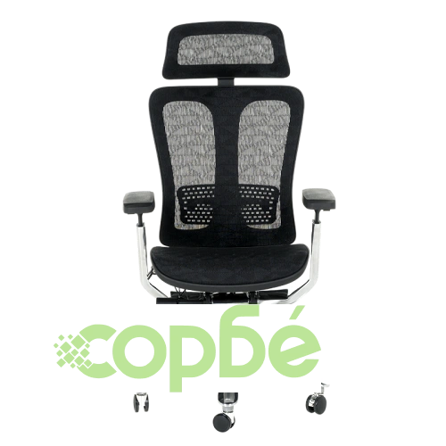 Ергономичен офис стол TRAIL в черно ➤ топ цена ➤ sorbe.bg