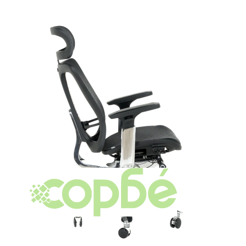 Ергономичен офис стол TRAIL в черно ➤ топ цена ➤ sorbe.bg