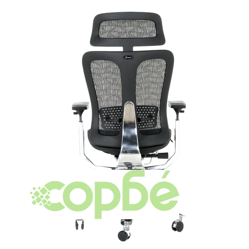 Ергономичен офис стол TRAIL в черно ➤ топ цена ➤ sorbe.bg