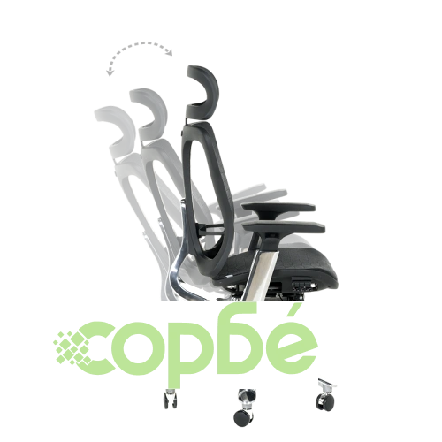 Ергономичен офис стол TRAIL в черно ➤ топ цена ➤ sorbe.bg