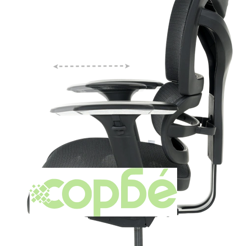 Ергономичен офис стол JASPER в черно ➤ топ цена ➤ sorbe.bg