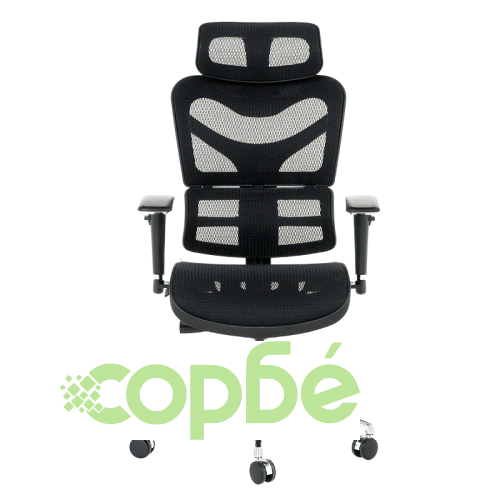 Ергономичен офис стол JASPER в черно ➤ топ цена ➤ sorbe.bg