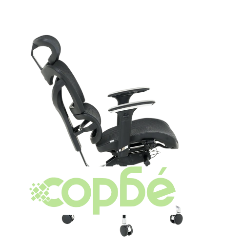 Ергономичен офис стол JASPER в черно ➤ топ цена ➤ sorbe.bg