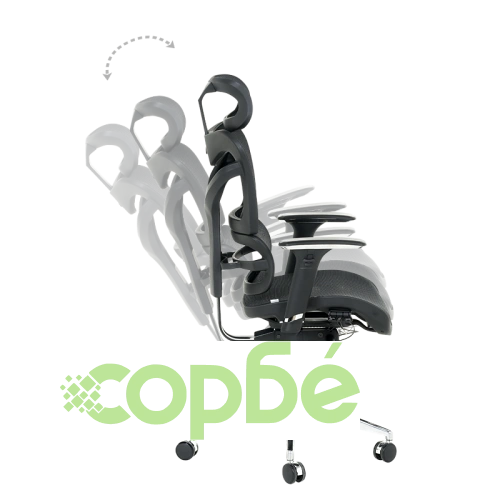 Ергономичен офис стол JASPER в черно ➤ топ цена ➤ sorbe.bg