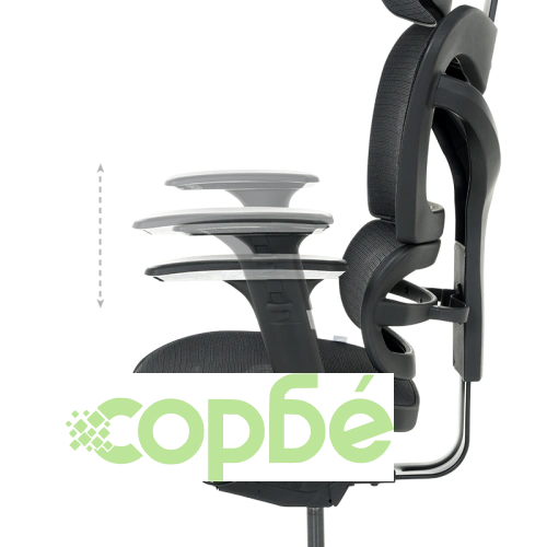 Ергономичен офис стол JASPER в черно ➤ топ цена ➤ sorbe.bg