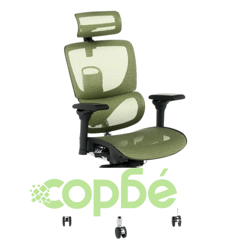 Ергономичен офис стол CALGARY в зелено ➤ топ цена ➤ sorbe.bg