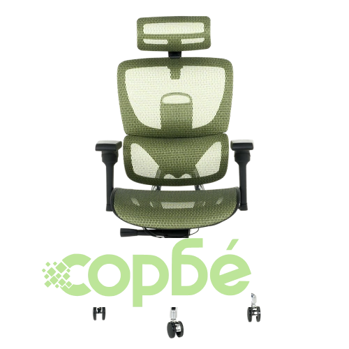 Ергономичен офис стол CALGARY в зелено ➤ топ цена ➤ sorbe.bg