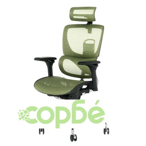 Ергономичен офис стол CALGARY в зелено ➤ топ цена ➤ sorbe.bg