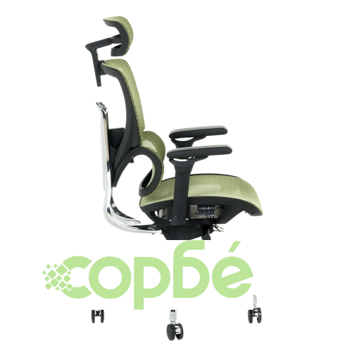 Ергономичен офис стол CALGARY в зелено ➤ топ цена ➤ sorbe.bg