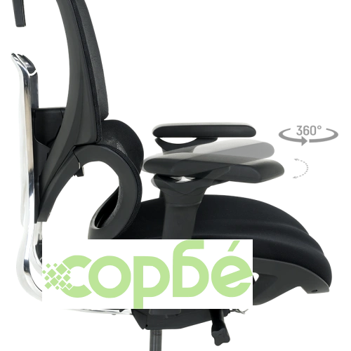 Елегантен Ергономичен Офис Стол GANDER - Черен ➤ топ цена ➤ sorbe.bg