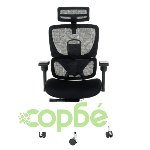 Елегантен Ергономичен Офис Стол GANDER - Черен ➤ топ цена ➤ sorbe.bg