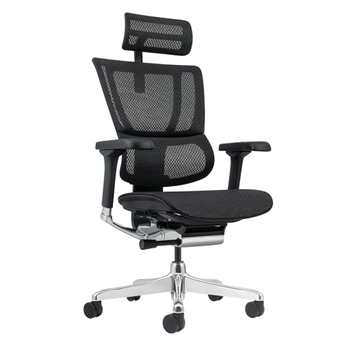 Ергономичен офис стол ERGOHUMAN ELITE 2 - Черна рамка - Черен ➤ топ цена ➤ sorbe.bg