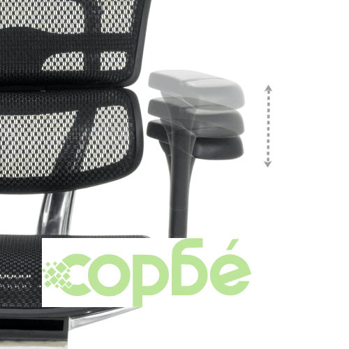 Ергономичен офис стол Ergohuman Elite 2 в черно ➤ топ цена ➤ sorbe.bg