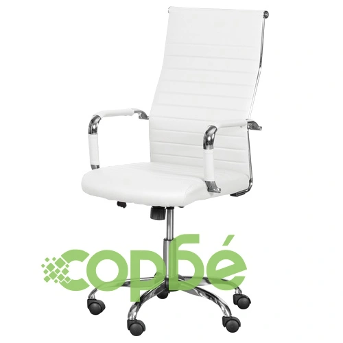 Президентски офис стол Comfortino 7704 - бял ➤ топ цена ➤ sorbe.bg