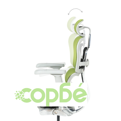 Ергономичен Стол ERGOHUMAN ELITE 2 - Зелен, Сива Рамка ➤ топ цена ➤ sorbe.bg