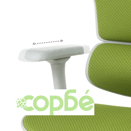 Ергономичен Стол ERGOHUMAN ELITE 2 - Зелен, Сива Рамка ➤ топ цена ➤ sorbe.bg