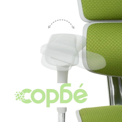 Ергономичен Стол ERGOHUMAN ELITE 2 - Зелен, Сива Рамка ➤ топ цена ➤ sorbe.bg