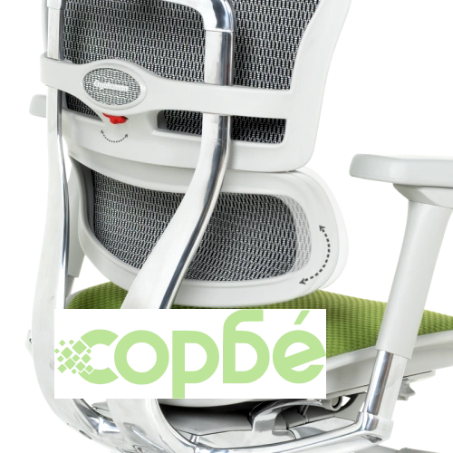 Ергономичен Стол ERGOHUMAN ELITE 2 - Зелен, Сива Рамка ➤ топ цена ➤ sorbe.bg