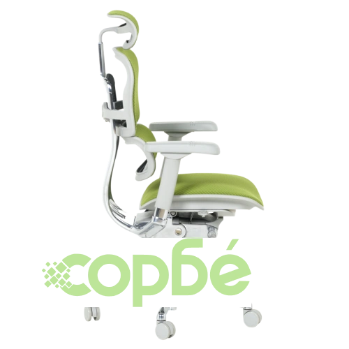 Ергономичен Стол ERGOHUMAN ELITE 2 - Зелен, Сива Рамка ➤ топ цена ➤ sorbe.bg