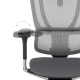 Ергономичен офис стол ERGOHUMAN IOO ELITE 2 - черен и сив