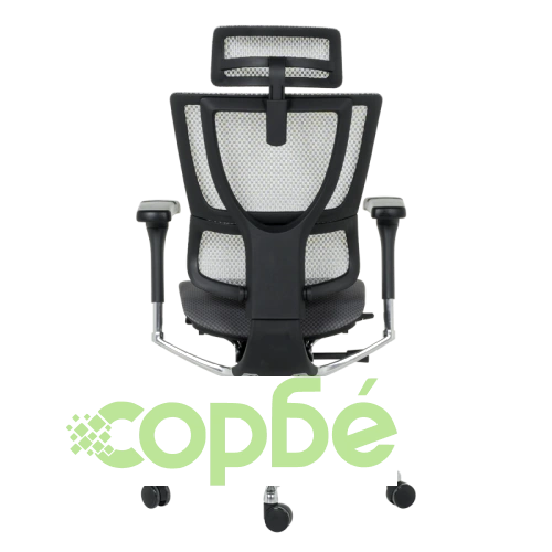 Ергономичен офис стол ERGOHUMAN IOO ELITE 2 - черен и сив ➤ топ цена ➤ sorbe.bg