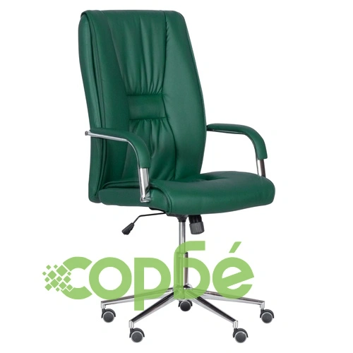 Президентски офис стол Comfortino 6500-1 - маслено зелен ➤ топ цена ➤ sorbe.bg