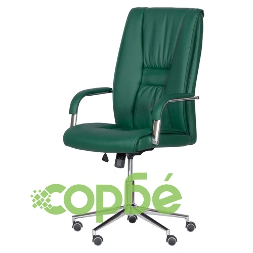 Президентски офис стол Comfortino 6500-1 - маслено зелен ➤ топ цена ➤ sorbe.bg