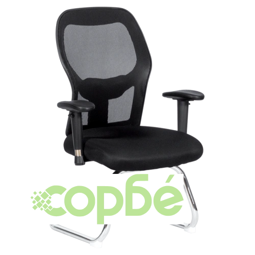 Черен Посетителски Стол Comfortino 7620 ➤ топ цена ➤ sorbe.bg