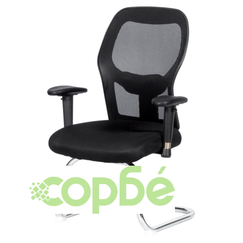 Черен Посетителски Стол Comfortino 7620 ➤ топ цена ➤ sorbe.bg