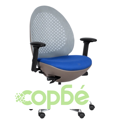 Кралско син работен офис стол OVE ➤ топ цена ➤ sorbe.bg