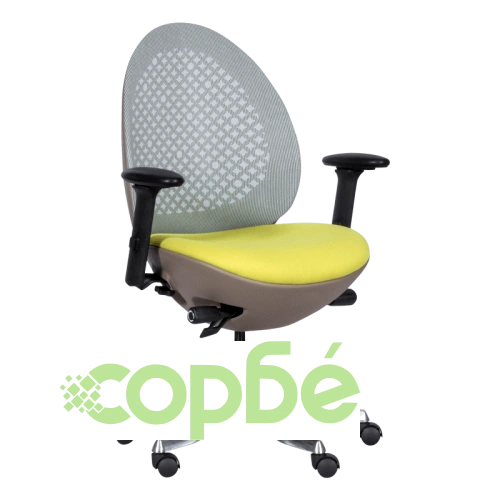 Ергономичен Офис Стол OVE в Горчичен Цвят ➤ топ цена ➤ sorbe.bg