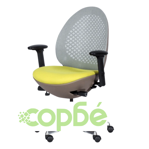 Ергономичен Офис Стол OVE в Горчичен Цвят ➤ топ цена ➤ sorbe.bg