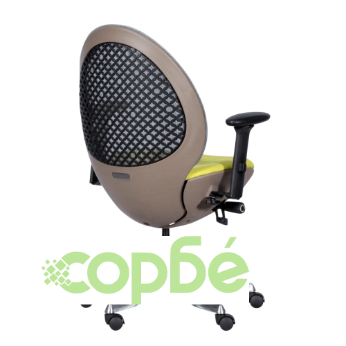 Ергономичен Офис Стол OVE в Горчичен Цвят ➤ топ цена ➤ sorbe.bg