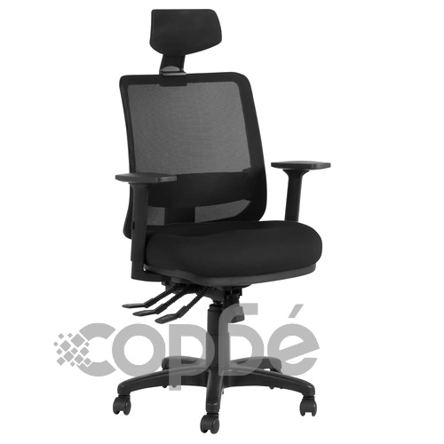 Ергономичен стол SEVERO - черен ➤ топ цена ➤ sorbe.bg